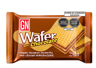Wafer GN Chocolate x 6 UND